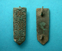 Avar, Belt End, c. 6th-7th Cent AD